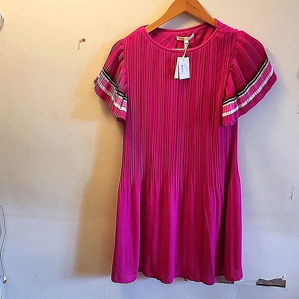 Maje crinkled short party dress